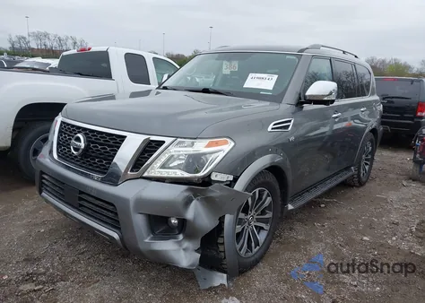 2019 Nissan Armada Sl z USA, uszkodzony, nr VIN JN8AY2ND1KX008062
